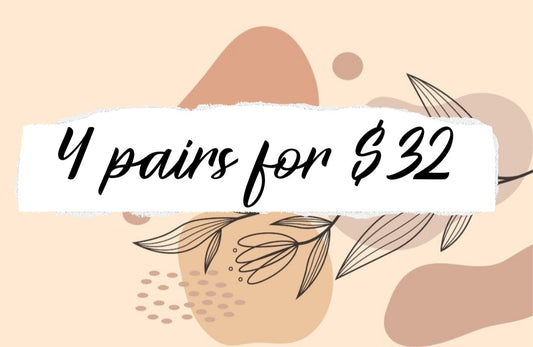 4 pairs for $32